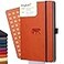 Dingbats* Notebooks Dingbats Wildlife Lined Writing Journal Notebook A5 Vegan Leather Hardcover Ideal for Work Travel Pocket Elastic Closure Bookmark