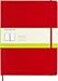 Moleskine Classic Notebook Hard Cover XL 75 x 95 PlainBlank Scarlet Red 192 Pages 8055002855105