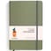 ANECDOTE. ANECDOTE Lined Journal Notebook 192 Pages A5 size 83 x 54 Thick 100 GSM Paper Ruled Hardcover Journal for Women and Men Perfect Notebook for School Work and Travel Olive Green