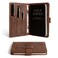Leather Worx Leather Field Notes Cover for 35 x 55 in Notebooks Case for Moleskine Cahier Pocket Size Notebook EDC Journal Covers with Pen Holder Traveling Sketch Wallet Small Planner Notepad Accessor