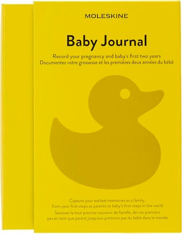 Moleskine Passion Journal Baby Hard Cover Large 5 x 825 Yellow 400 Pages