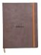 Rhodia Rhodiarama SoftCover Notebook 80 Lined Sheets 9 34 x 7 12 Chocolate Cover 117503C