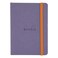 Rhodia Rhodiarama SoftCover Notebook 72 Dots Sheets 4 x 5 12 Iris Cover