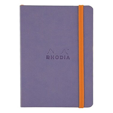 Rhodia Rhodiarama SoftCover Notebook 72 Dots Sheets 4 x 5 12 Iris Cover