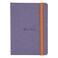 Rhodia Rhodiarama SoftCover Notebook 72 Dots Sheets 4 x 5 12 Iris Cover