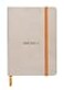 Rhodia Rhodiarama SoftCover Notebook 72 Lined Sheets 4 x 5 12 Beige Cover