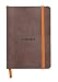Rhodia Rhodiarama SoftCover Notebook 72 Lined Sheets 4 x 5 12 Chocolate Cover