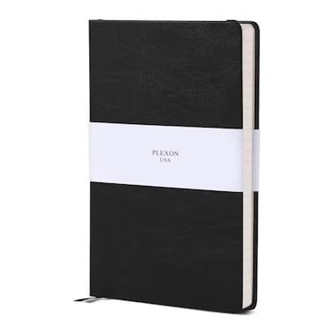 Plexon Graph Paper Notebook Notebook Journal 160 Pages Graph Notebook Medium 57 inches x 8 inches 120 GSM Thick Paper Black Hardcover
