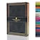 VICTORIA'S JOURNALS VICTORIAS JOURNALS Leatherette Vintage Journal Hard Cover Lined Notebook Old Looking Travel Diary Black 57 x 81