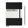 LEUCHTTURM1917 Notebook Hardcover Medium A5251 Numbered Pages for Writing and Journaling Black Plain
