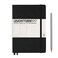 LEUCHTTURM1917 Notebook Hardcover Medium A5251 Numbered Pages for Writing and Journaling Black Plain