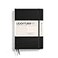 LEUCHTTURM1917 Notebook Hardcover Medium A5251 Numbered Pages for Writing and Journaling Black Dotted