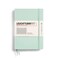 LEUCHTTURM1917 Notebook Hardcover Medium A5251 Numbered Pages for Writing and Journaling Mint Green Squared