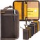 LOCHBY Pocket Journal Tomoe River 35 x 55 Notebook Waxed Canvas Ideal for Travelers Daily Use Fits Field Notes Moleskine Cahier