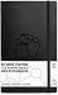 Pictostone Stone Paper Plain White Professional Notebook Black Hardcover with Leather Feel Size 5 x 825 13 cm x 21 cm 240 Pages