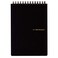 Maruman Mnemosyne Lined Notebook Vertical B6 504 x 717 50 Sheets 100 Pages 7mm College Ruled Journal Perforated Pages WireBound to Lay Flat Black Made in Japan