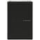 Maruman Mnemosyne Lined Notebook Vertical A5 583 x 827 70 Sheets 140 Pages 7mm College Ruled With Center Line Journal Perforated Pages WireBound to Lay Flat Black Made in Japan