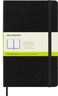 Moleskine Classic Notebook Large Plain Black Hard Cover 5 x 825