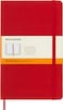 Moleskine Classic Notebook Hard Cover Large 5 x 825 RuledLined Scarlet Red 240 Pages