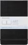 Moleskine Art Watercolor Album Hard Cover PlainBlank Large 5 x 825 Black 72 Pages