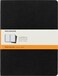 Moleskine Cahier Journals Soft Cover XL 75 x 95 RuledLined Black 120 Pages Set of 3