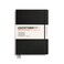 LEUCHTTURM1917 Notebook Hardcover Master Slim A4 123 Numbered Pages for Writing and Journaling Black Squared