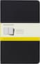 Moleskine Cahier Journal Soft Cover Large 5 x 825 RuledLined Black 80 Pages Set of 3