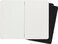 Moleskine Cahier Journal Soft Cover Large 5 x 825 RuledLined Black 80 Pages Set of 3