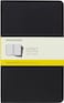 Moleskine Cahier Journal Soft Cover Large 5 x 825 RuledLined Black 80 Pages Set of 3