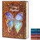 sexeeg College Ruled Journal for WritingB5 3D Butterfly Embossed Hardcover notebooks Writing Journal for Womenwith Elastic Closure Band 192 Pages Lined Paper for School Office Home 9 X 69