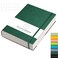 AHGXG Dotted Journal 320 Pages Dot Grid Notebook B5 Large Journal 100gsm Thick Dotted Paper Leather Softcover with Journal Stencils Inner Pocket 76 X 10 Dark Green