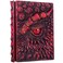 LZlightactor 3D Dragon Eye Embossed JournalResin Engraving NotebookDnd notebook for Dragon Lovers Blank PaperHardcover Travel Notepad for WritingSketchbookCollectionGiftDecoration A4 and A5 Size A5Red