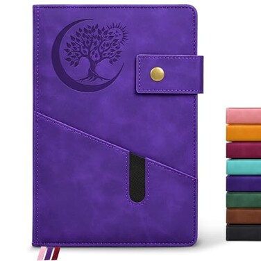 PAIBAS Lined Journal Notebook for Men A5 Leather Journals for Writing Women Hardcover Notebooks for WorkSchoolNote TakingTravelBusinessPersonal daily Diary200 Page College Ruled 59 x 84
