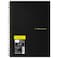 Maruman Mnemosyne Lined Notebook A5 827 x 634 80 Sheets 160 Pages 8mm Wide Ruled Journal Perforated Pages WireBound to Lay Flat Black Made in Japan