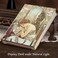 ipoul Pretty Notebook Cute Journal Journal for Women Hard Cover Journal Notebooks 5x7 Small Beautiful Journal Fancy Notebook Alphonse Mucha Nights Rest Gilded Aesthetic Notebook