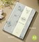 ipoul Floral Journal for women Floret Printed Fabric Cloth Hardcover A5 200 Pages 6x8 Medium Ruled Notebook Similar Embroidered Linen Journal Lay Flat Church Notes Notebook Beige