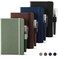 NETANY 4 Pack Pocket Notebook Small Notebook A6 Mini Leather Hardcover Journal 37 X 57 416 Pages Note Pads Black Green Brown Blue