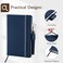 NETANY 4 Pack Pocket Notebook Small Notebook A6 Mini Leather Hardcover Journal 37 X 57 416 Pages Note Pads Black Green Brown Blue