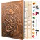 First Reign DnD Journal DD Notebook with 3D Dragon Embossed Hardcover DnD Character Journal Campaign Tracker 150 DnD Stickers included DD Character Sheet DnD Gifts Items Accessories for Players