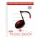 Roaring Spring Music Wire Bound Notebook 12 Staves of Music Lines 11 x 85 32 Sheets Heavyweight Smooth White Paper Pack of 1