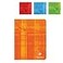 Clairefontaine Ref 63682C Staplebound Notebook 48 Sheets A5 Size Squared Rulings 90gsm Brushed Vellum Paper Laminated Cardboard Cover Random Colour