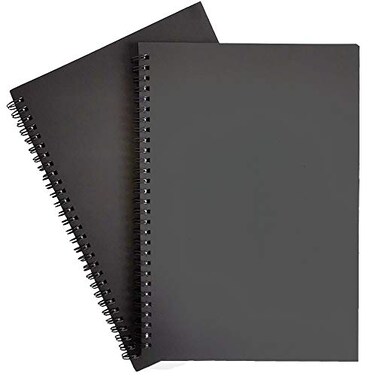 Twinkle Spiral Notebooks Ruled Notebooks Thick Paper 60 Sheets 10 X7 2 Pack Black Line