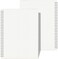AHGXG Graph Paper Notebook Spiral 2 Pack Large B5 Grid Notebook 73X 10 100GSM Thick Graph Grid Paper Quad Ruled Total 320 Pages Transparent Plastic Hardcover Journal