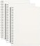 AHGXG Dotted Journal Dot Grid Spiral Notebook A5 160 Pages 100 GSM Thick Paper Waterproof Plastic Cover Journals for Journaling Sketching 57 x 83
