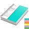 EMSHOI A4 Spiral Notebook College Ruled Lined Journal 112 x 827 300 Pages 100gsm Thick Paper Waterproof Softcover TwinWire Binding Sticky Notes LightBlue