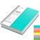 EMSHOI A4 Spiral Notebook College Ruled Lined Journal 112 x 827 300 Pages 100gsm Thick Paper Waterproof Softcover TwinWire Binding Sticky Notes LightBlue