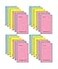 Mead Small Notebook 24 Pack of pocket notebook 3x5 College Ruled Small Memo Pad Wirebound 60 Sheets Pastel Colors of Mini Notebook in Bulk pack