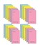 Mead Small Notebook 24 Pack of pocket notebook 3x5 College Ruled Small Memo Pad Wirebound 60 Sheets Pastel Colors of Mini Notebook in Bulk pack
