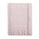 Fringe Vegan Leather Workbook 192 pages 7375 x 975 Inches Mauve 199007