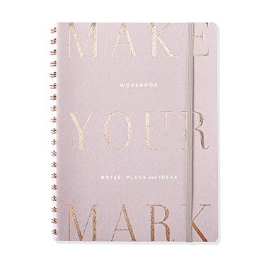 Fringe Vegan Leather Workbook 192 pages 7375 x 975 Inches Mauve 199007